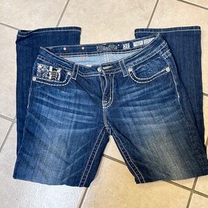 Miss Me Women's Dark Blue Boot Cut Jeans